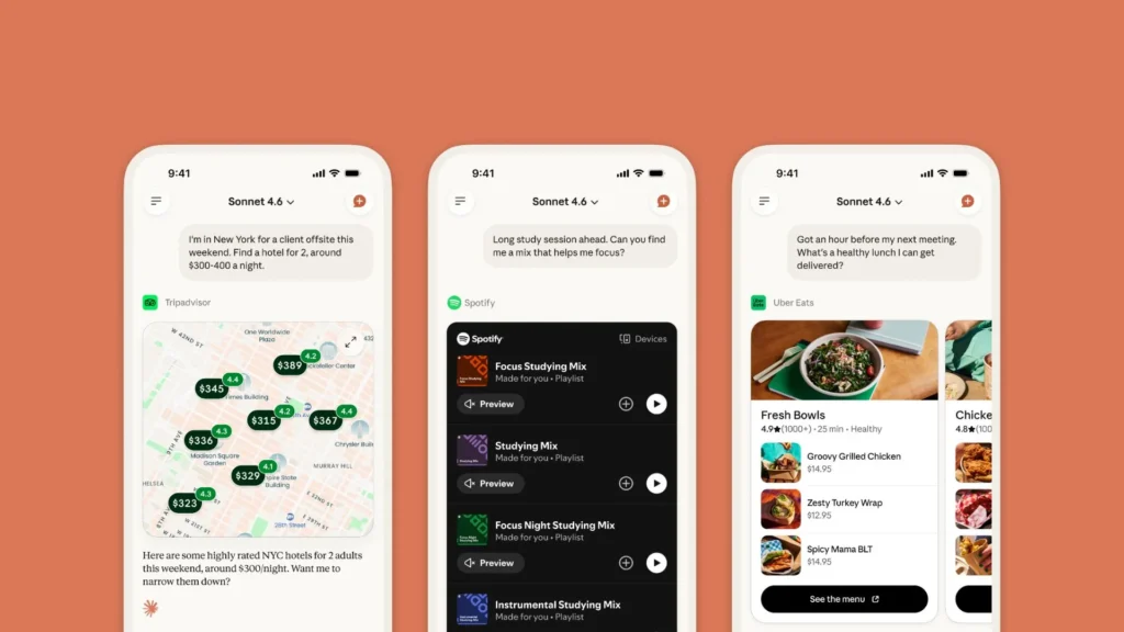 Claude can now tap into your Spotify, Uber Eats, and TurboTax accounts